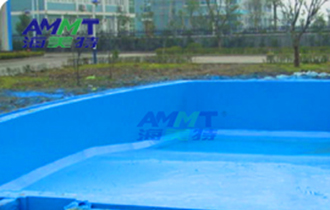 水上樂園游泳池聚脲防水項目